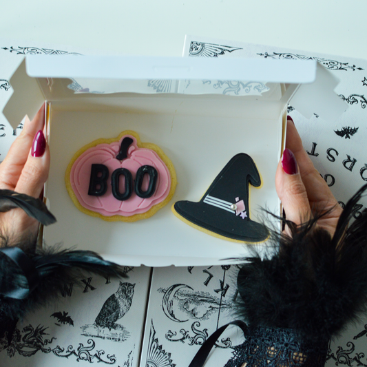 Halloween Cookie Box – Trick or Treat Edition (2 Cookies)
