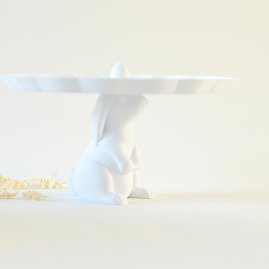 3D Konijn Taartplateau | Paas Decoratie 20 cm