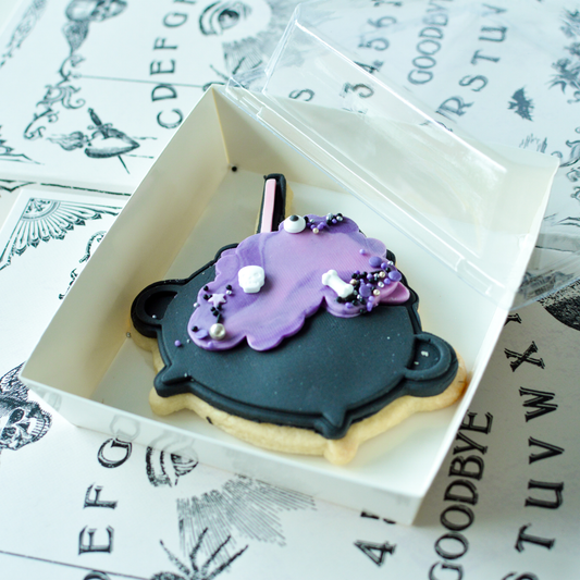 Halloween Cookie Box – Cauldron Edition (1 Giant Cookie)