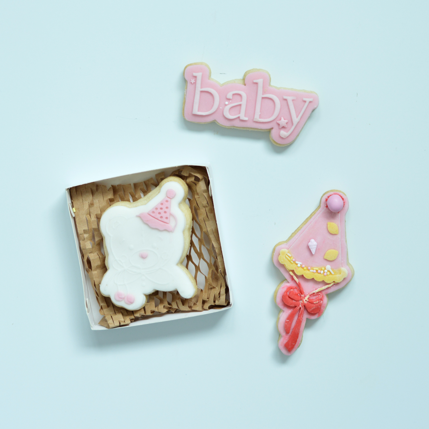 Baby Girl Koekjes | Zoet Cadeausetje op Maat π