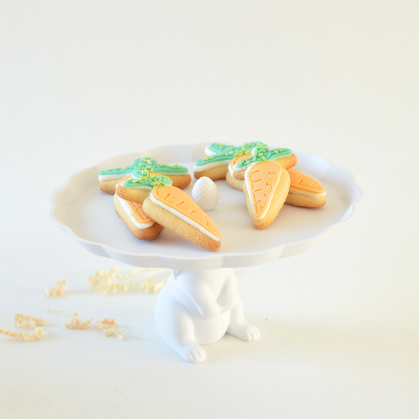 3D Konijn Taartplateau | Paas Decoratie 20 cm