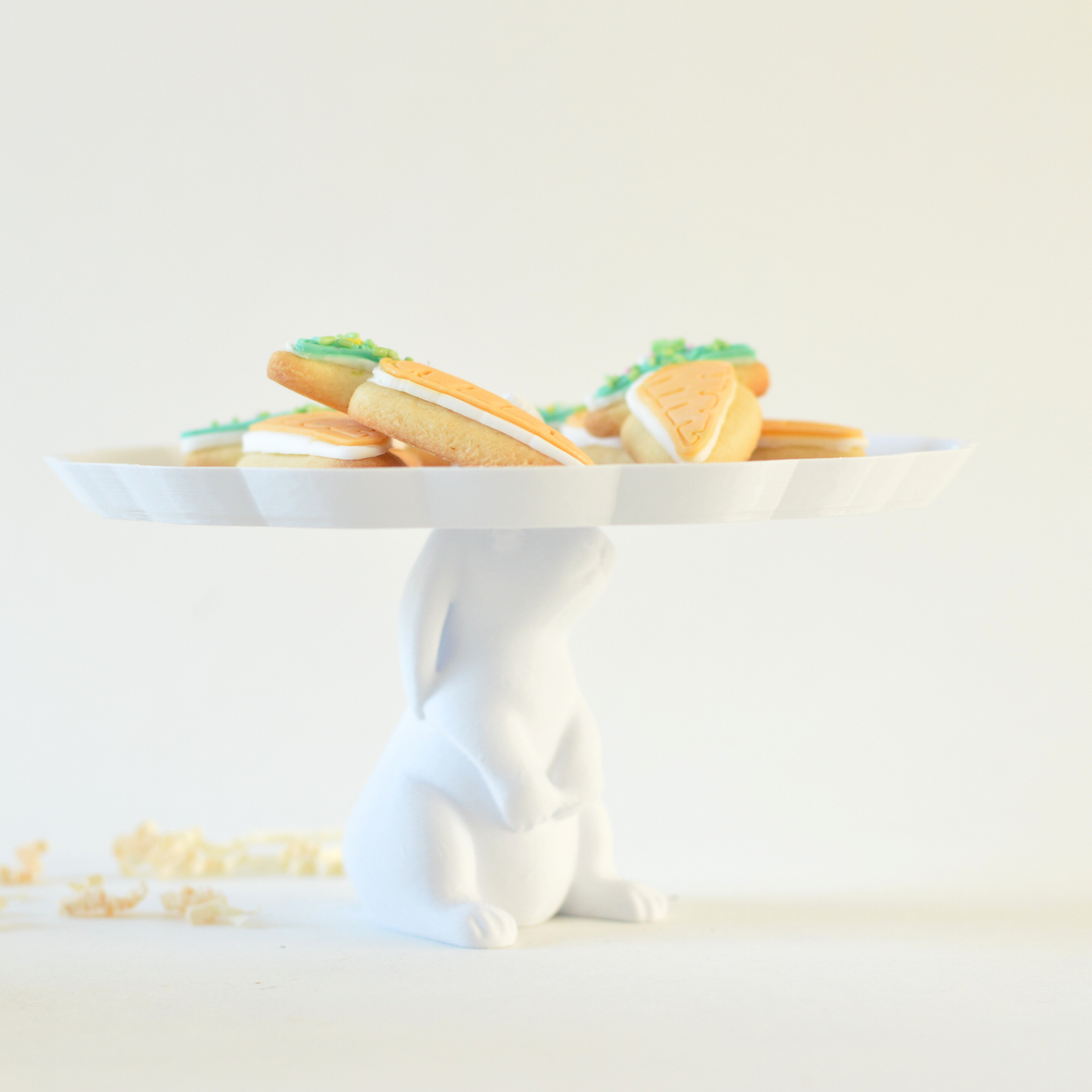 3D Konijn Taartplateau | Paas Decoratie 20 cm