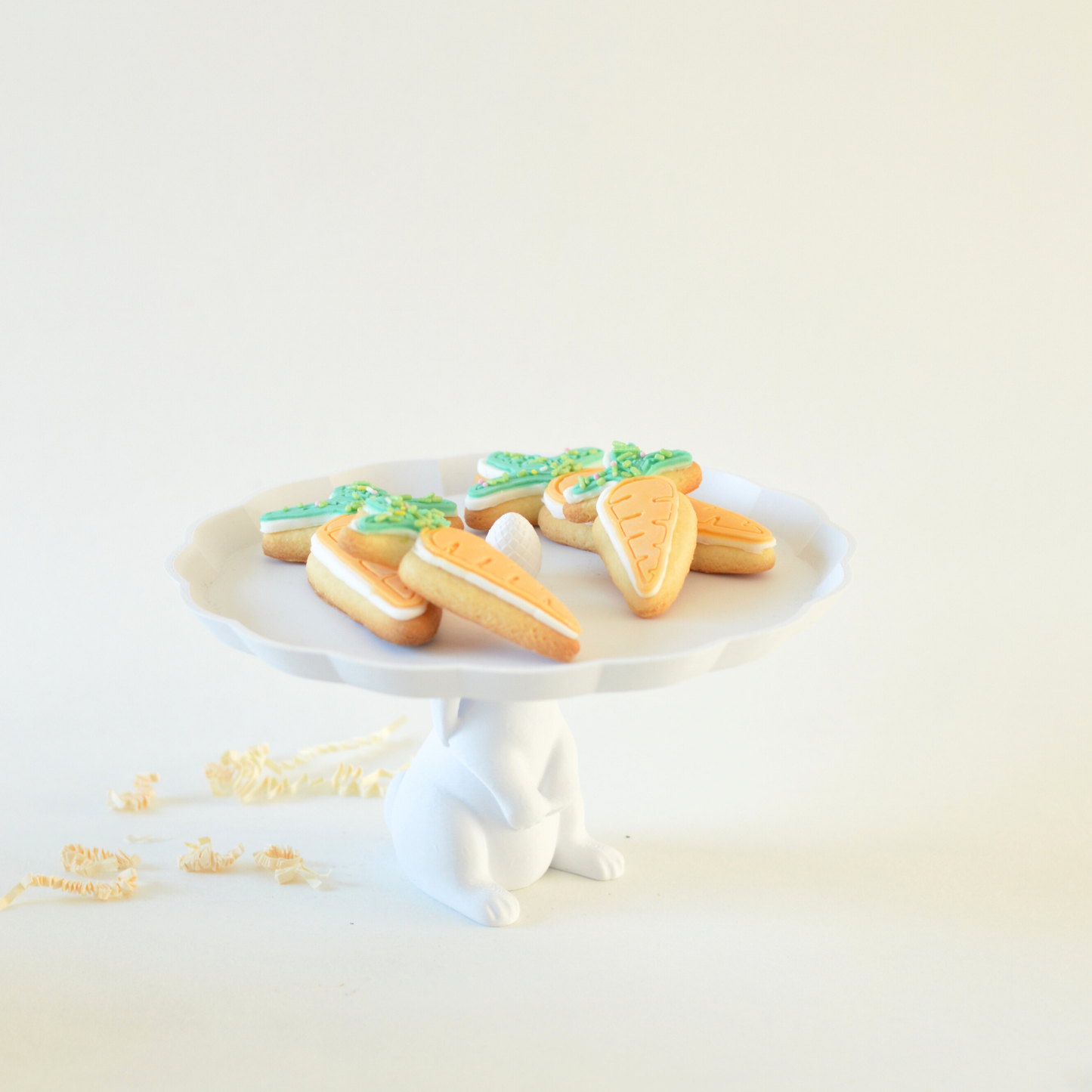 3D Konijn Taartplateau | Paas Decoratie 20 cm