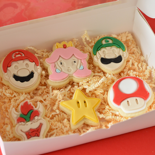 Super Mario Koekjes Cadeaubox | 6 stuks