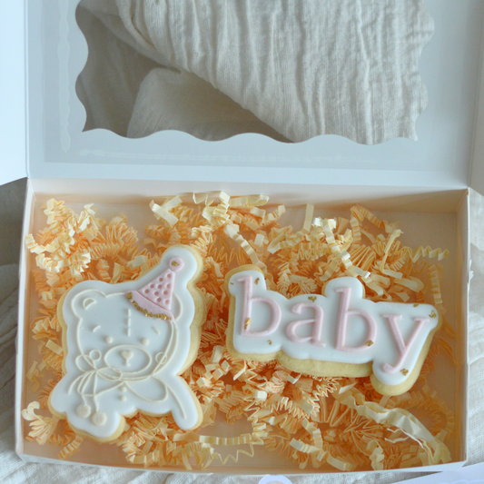 Baby Girl Koekjes | Zoet Cadeausetje op Maat 💗