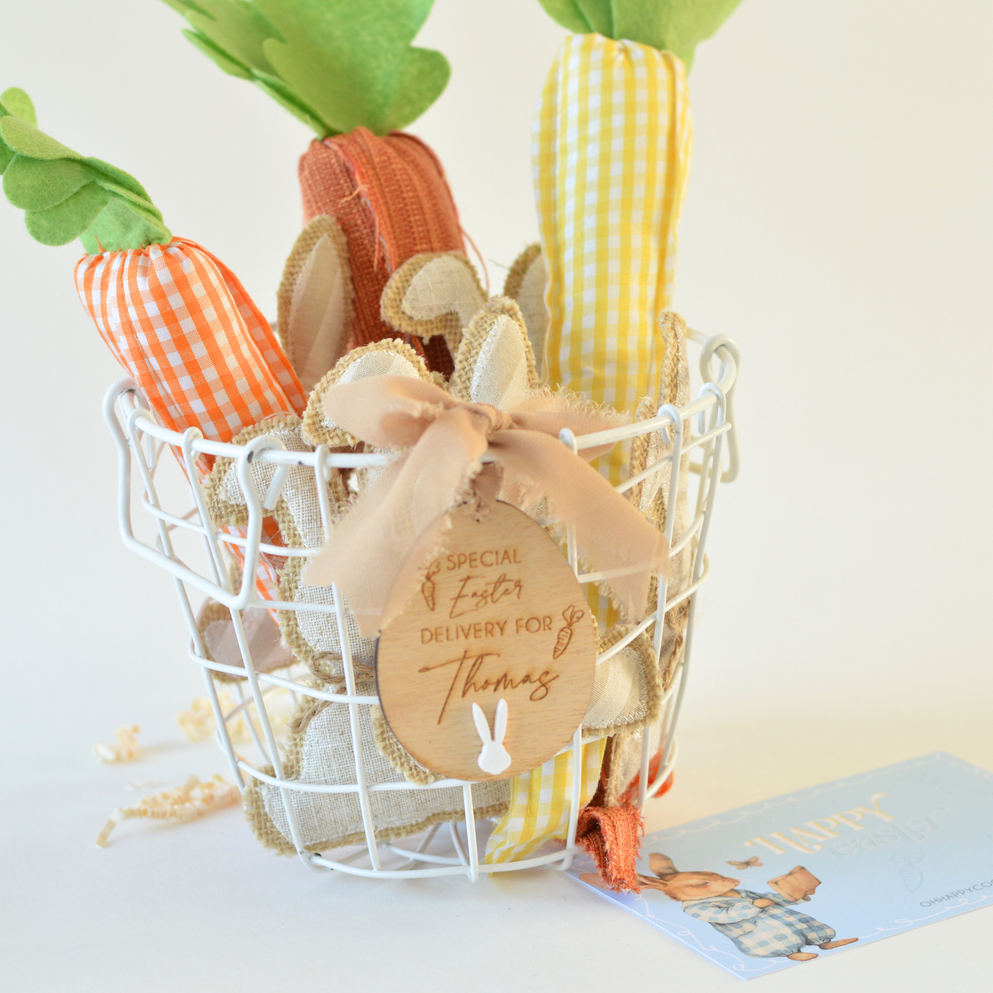 Gepersonaliseerde Paasei Naamtag | Hout & Acryl