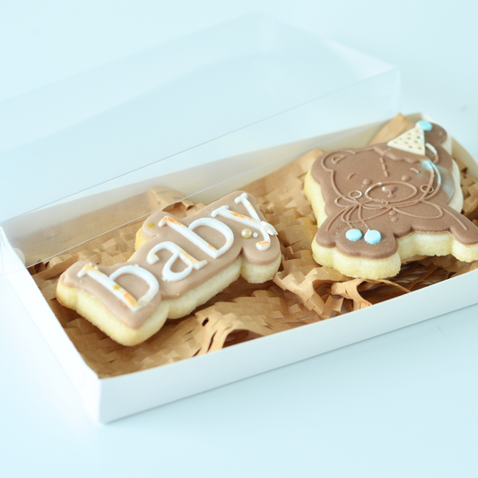 Baby Boy Koekjes | Zoet Cadeausetje op Maat 💙
